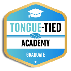 Tongue Tied Badge