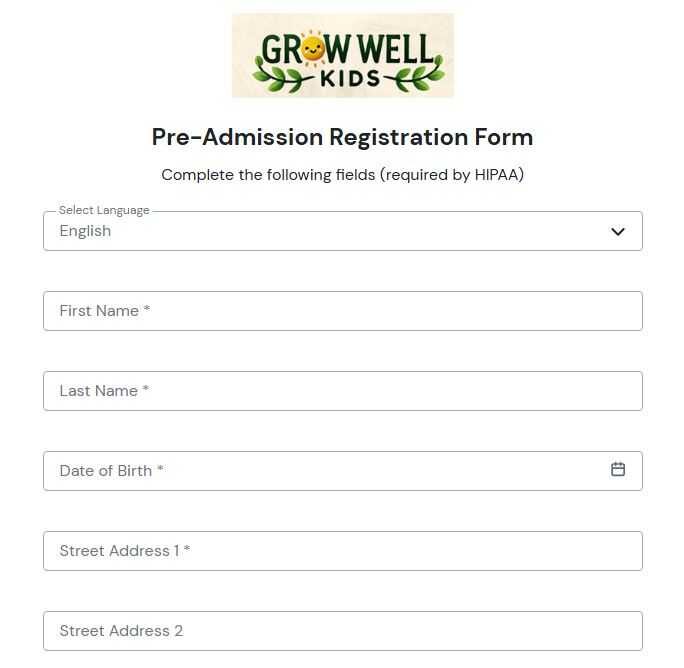 Infant Frenectomy Form
